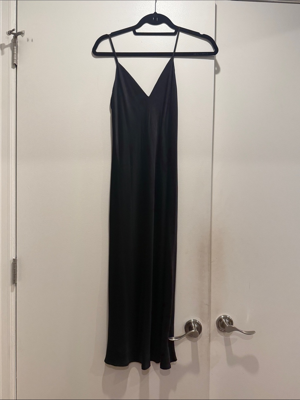 NWT L’AGENCE Jodie Silk Black Slipdress Size 0